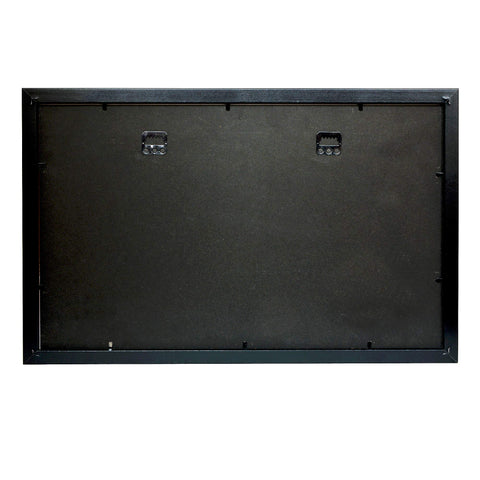 Americanflat black frame with sleek, modern design for any space.