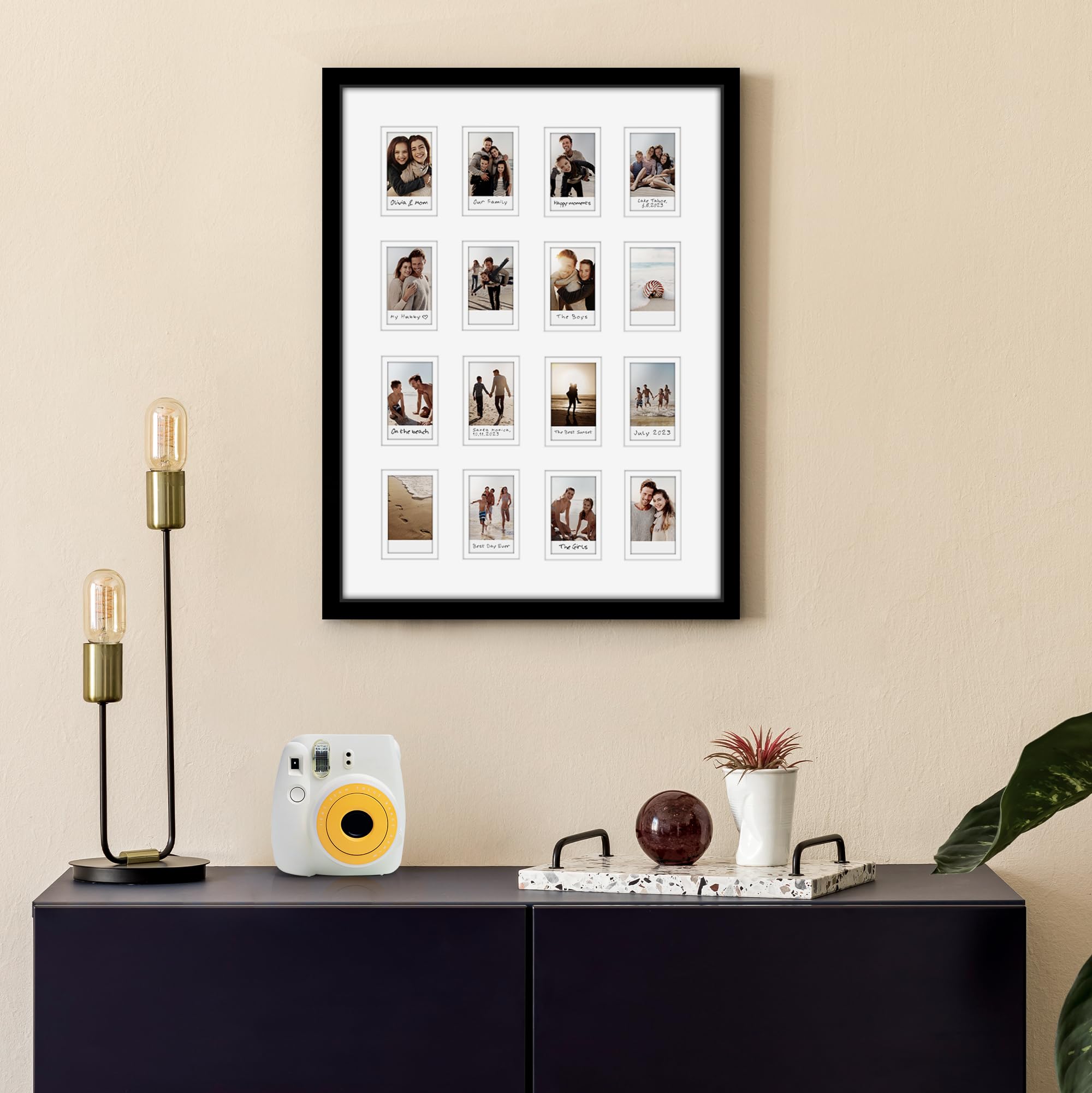 Americanflat black frame adds timeless decor to any room