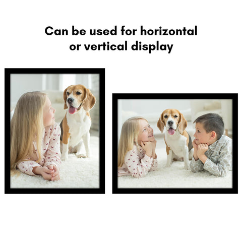 Americanflat black frame offers timeless style for home or office spaces.