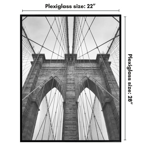 Americanflat buildable molding poster frame enables quick photo swaps.