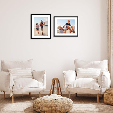 Americanflat durable backboard keeps photos securely in place.