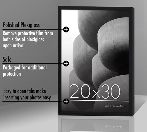 Turn points enable quick photo swaps in the Americanflat frame