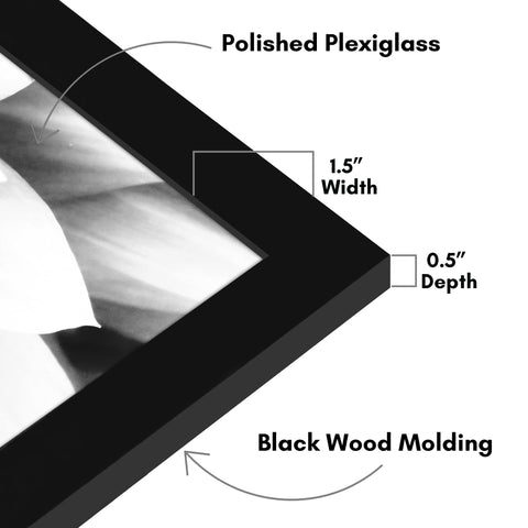 Engineered wood backboard provides sturdy wall mounting.