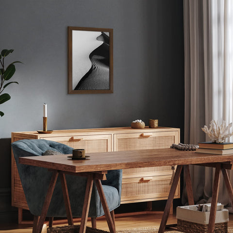 Americanflat engineered wood frame with sturdy backboard keeps memories securely in place.