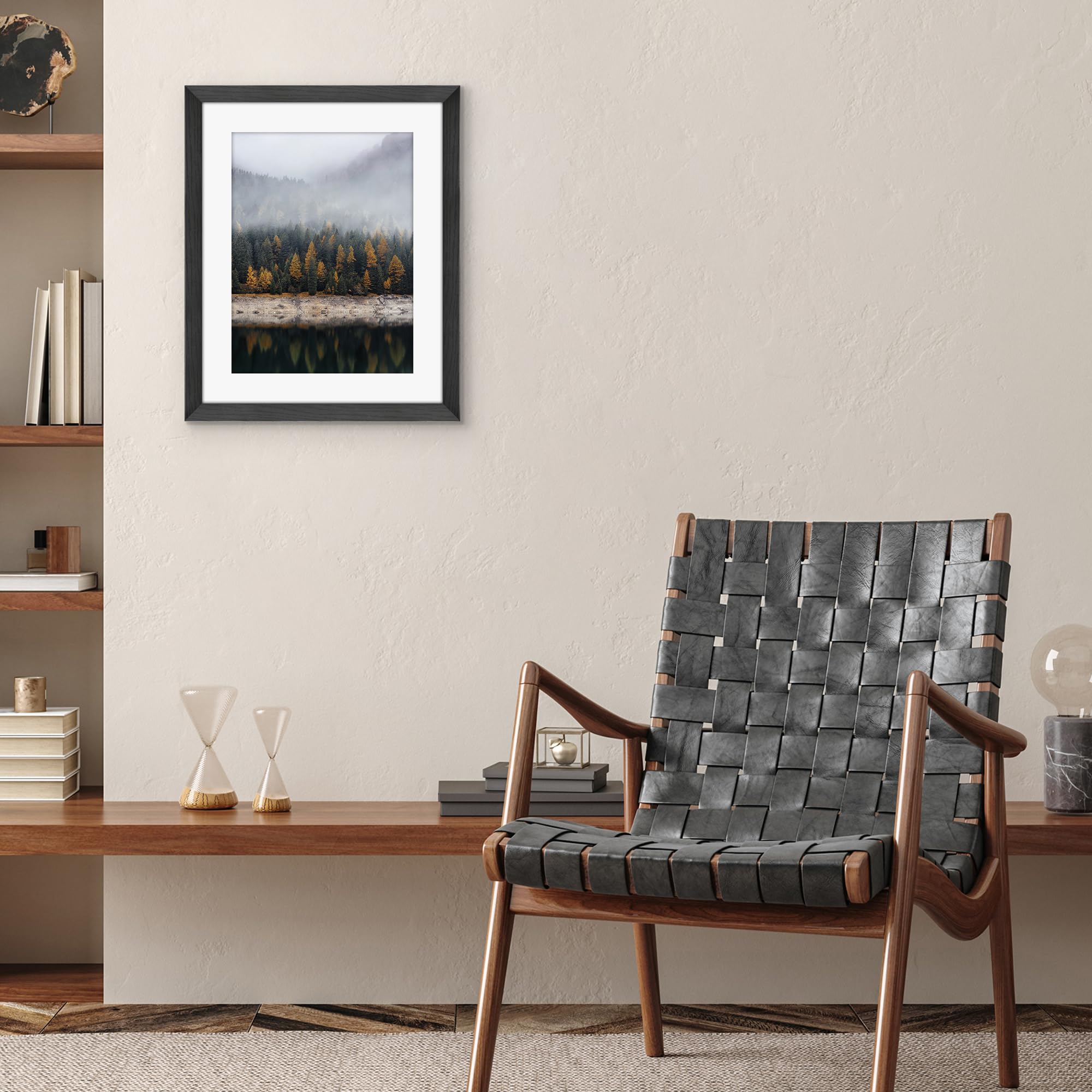 Engineered wood frame offers durable construction
