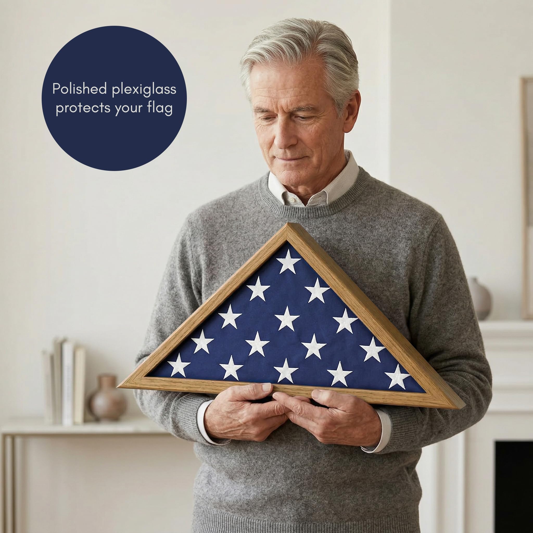 Americanflat engineered wood construction for durable memorial display