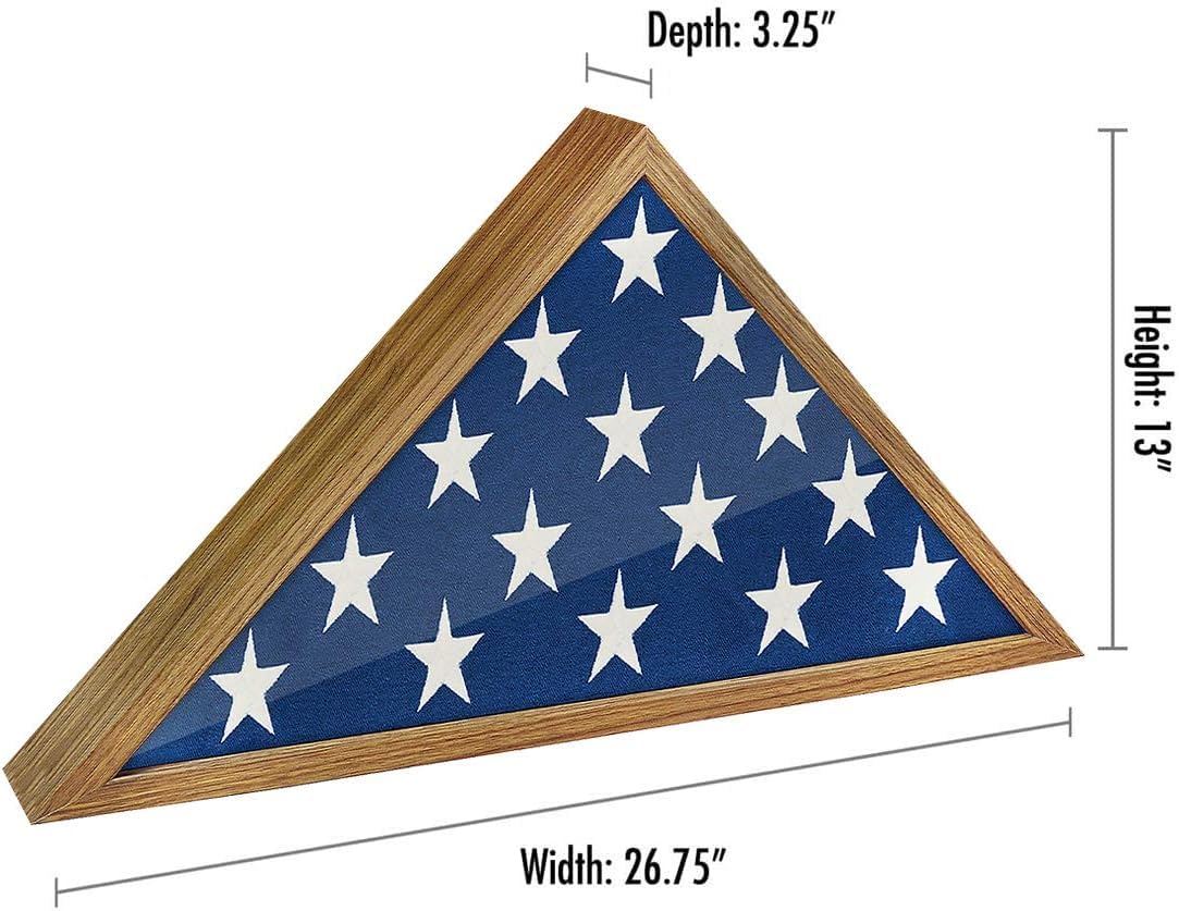 Americanflat triangular design for wall or table display