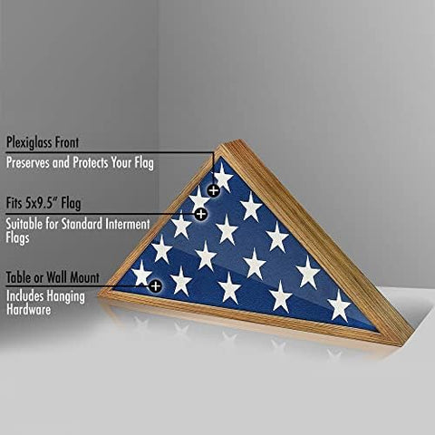 Americanflat includes wall mounting hardware for secure display