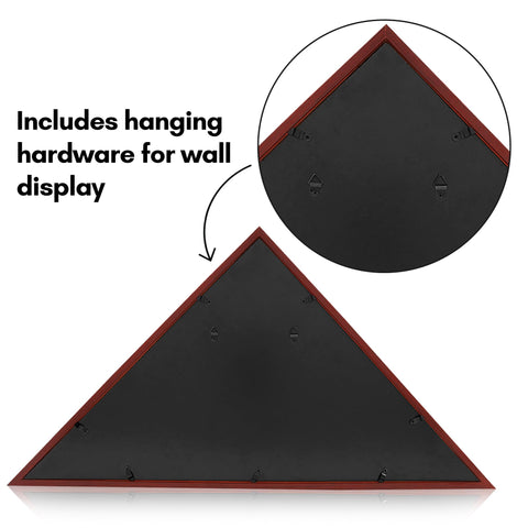 Americanflat wall-mount setup with hardware included for secure display