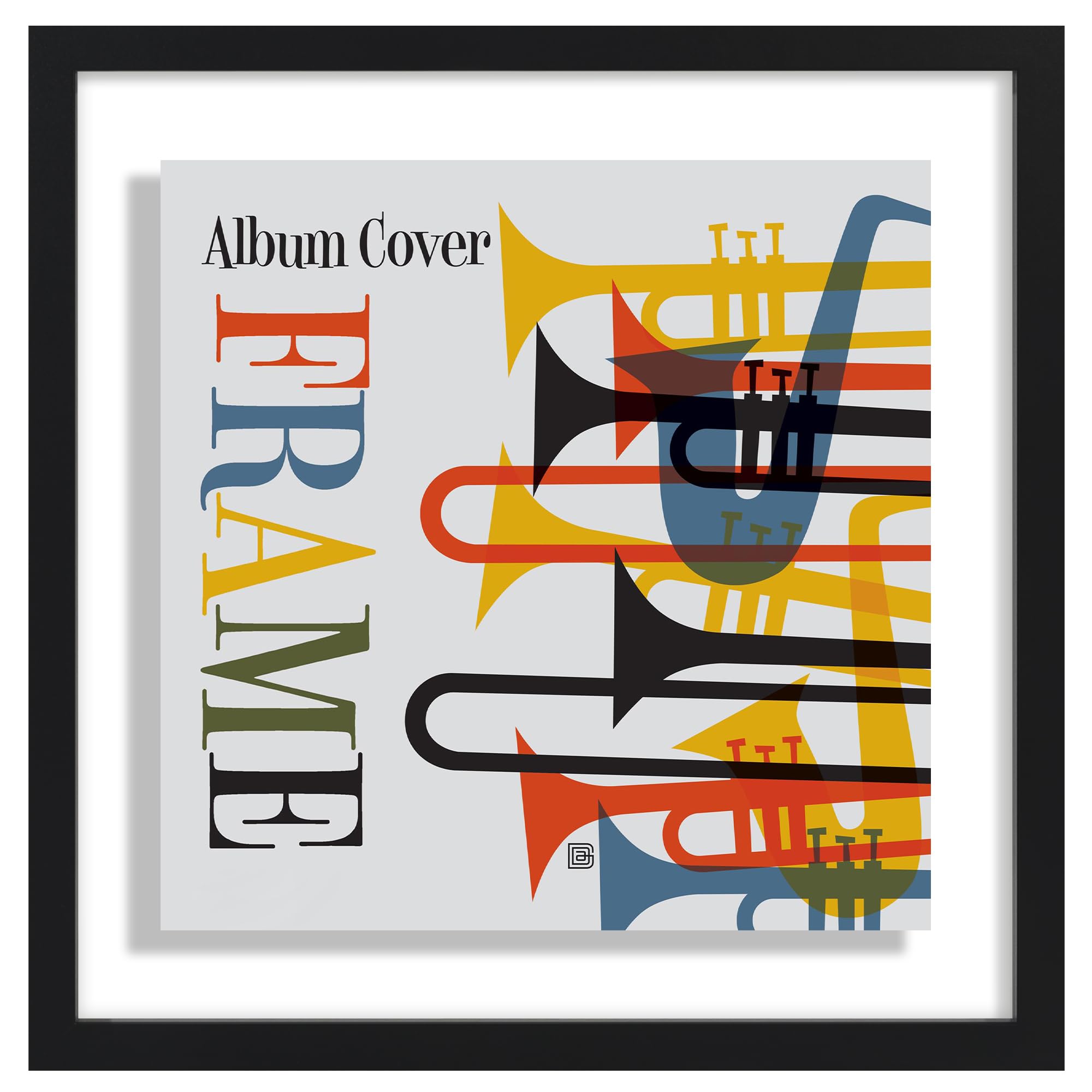 Americanflat floating frame showcases your 16.5x16.5 album with a halo-like float for eye-catching display.