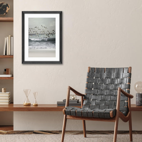 Americanflat frame includes hanging hardware for wall mounting
