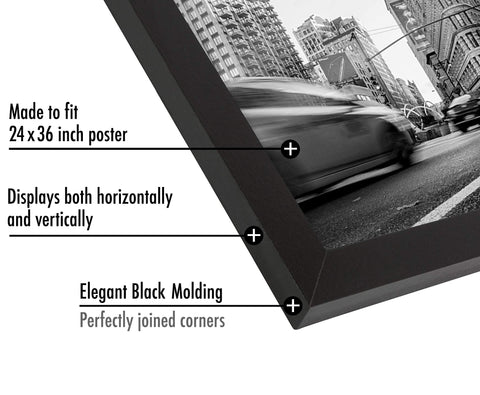 Americanflat frame hanging hardware enables vertical or horizontal wall display