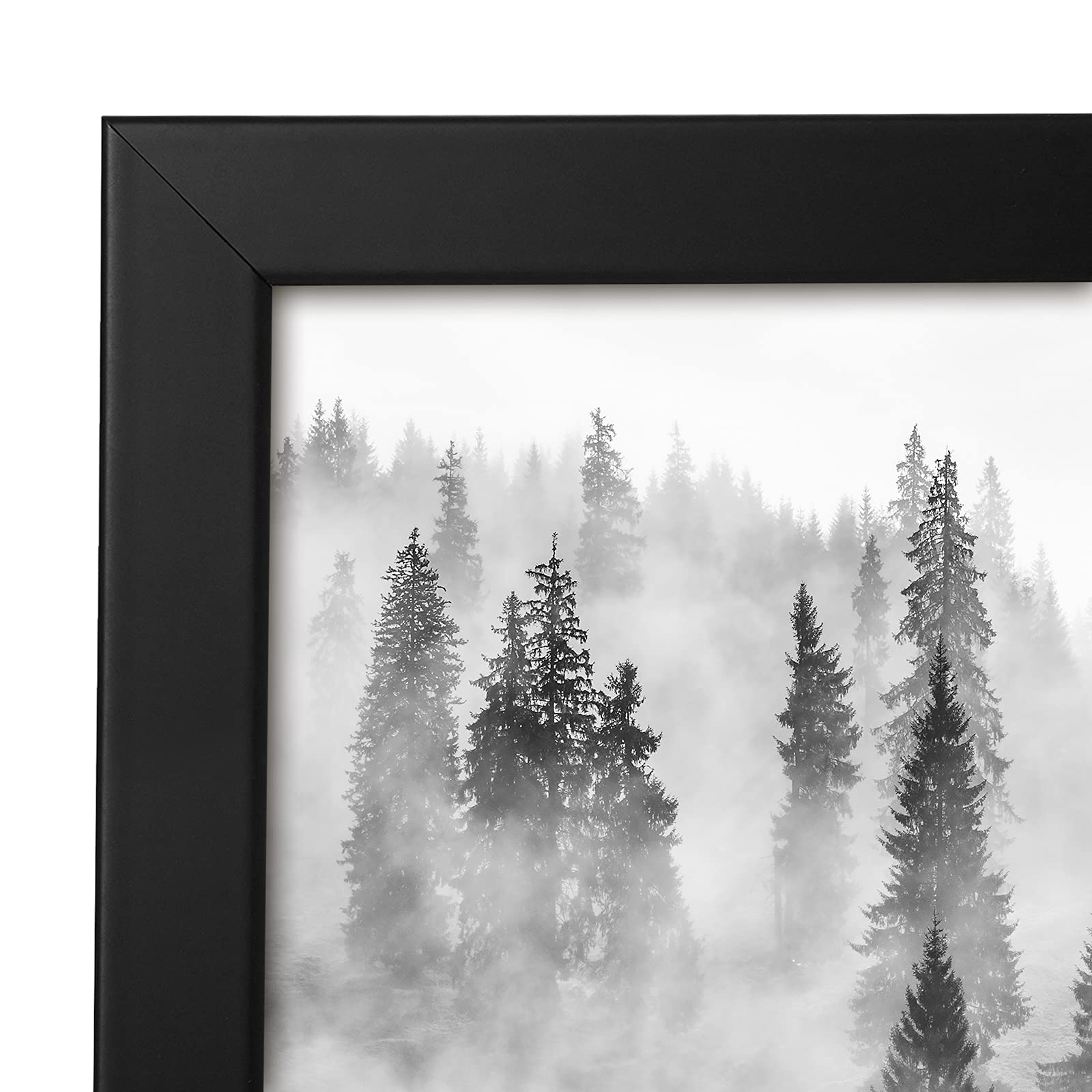 Americanflat gallery-style black frame elevates decor with modern touch.