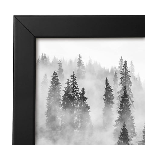 Americanflat gallery-style black frame elevates decor with modern touch.