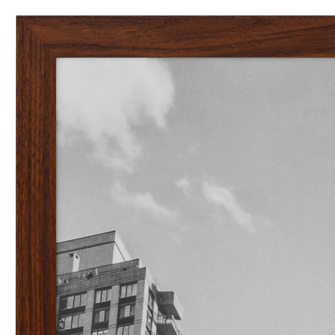 Gallery-style frame elevates any room ambience