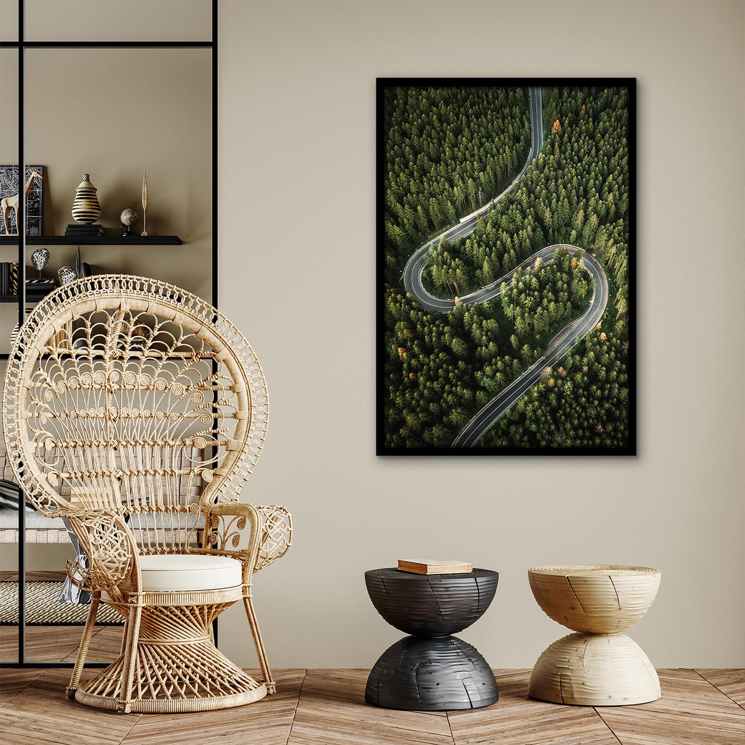 Americanflat gallery-style frame enhances home or office decor