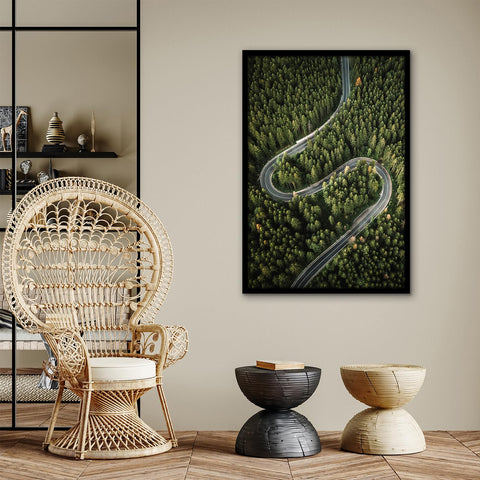 Americanflat gallery-style frame enhances home or office decor