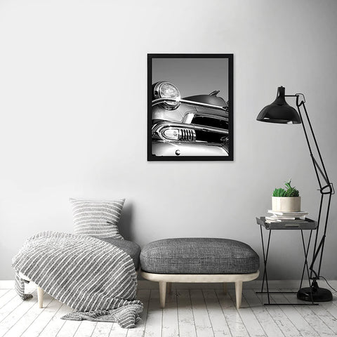 Americanflat hanging hardware supports vertical or horizontal mounting for flexible layout.