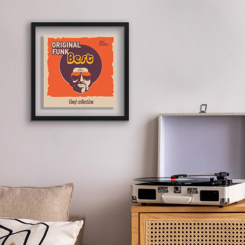 Americanflat hanging hardware included enables vertical or horizontal display for flexible wall layouts.