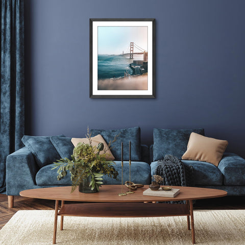 Hanging hardware included for vertical and horizontal wall layouts.
