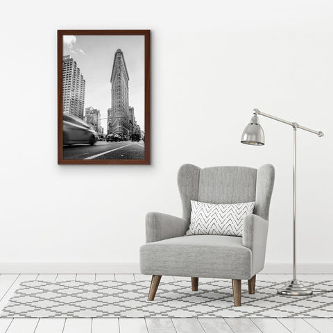 Hardware included for vertical or horizontal wall mounting