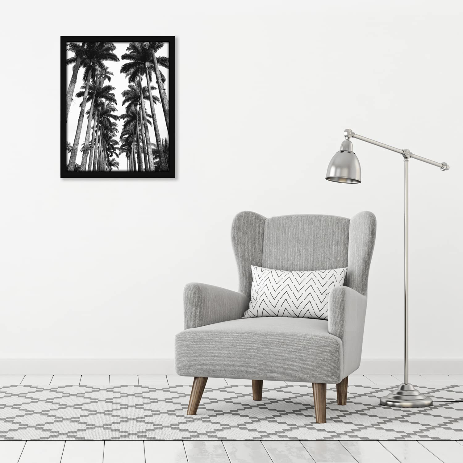 Americanflat frame includes hanging hardware for easy wall installation