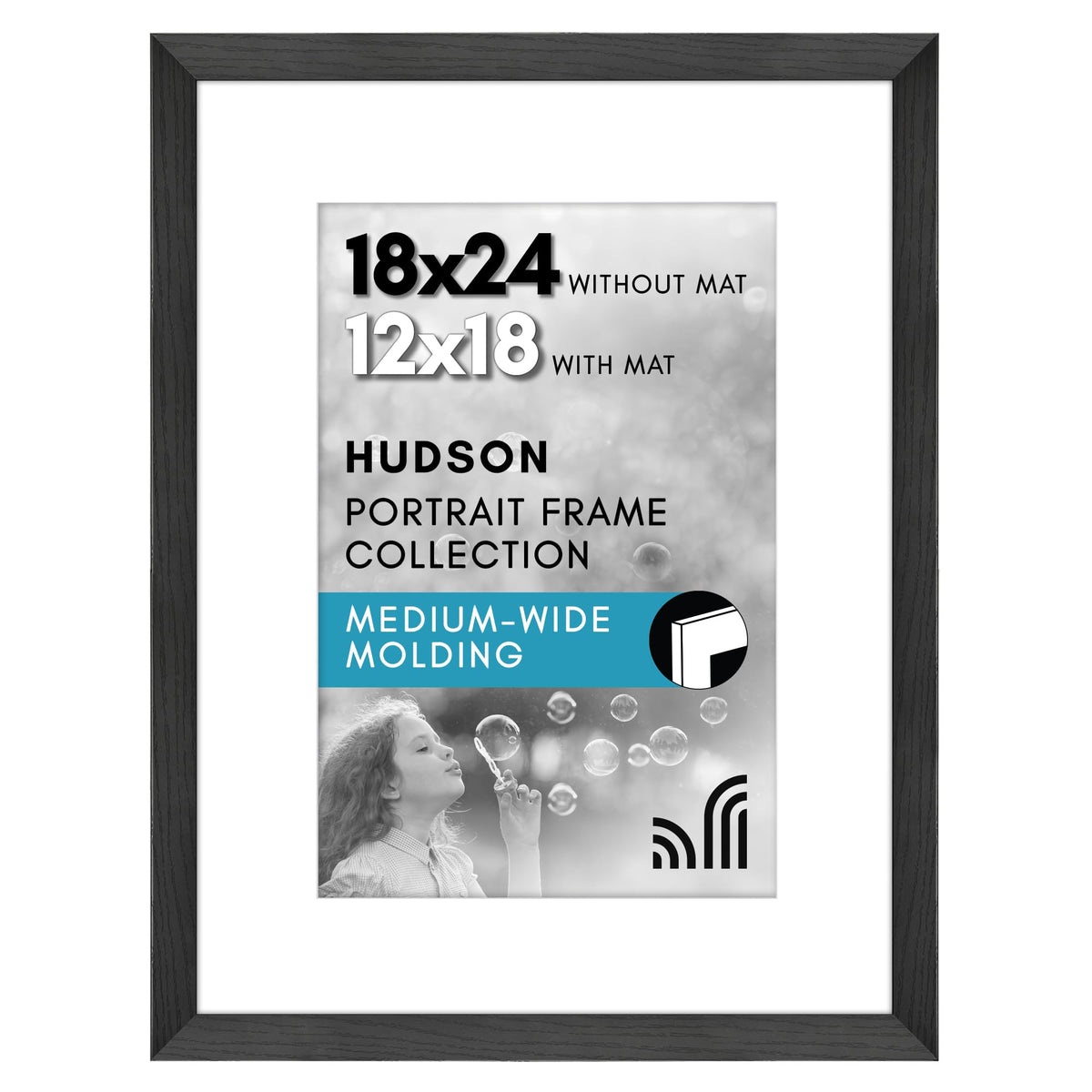 Americanflat Hudson Collection 18x24 frame with polished plexiglass