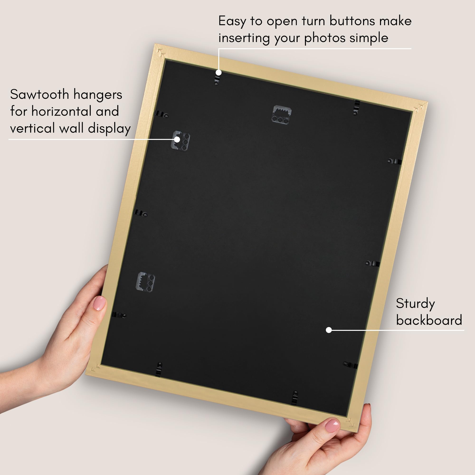 Americanflat Hudson Collection engineered wood frame provides durable support