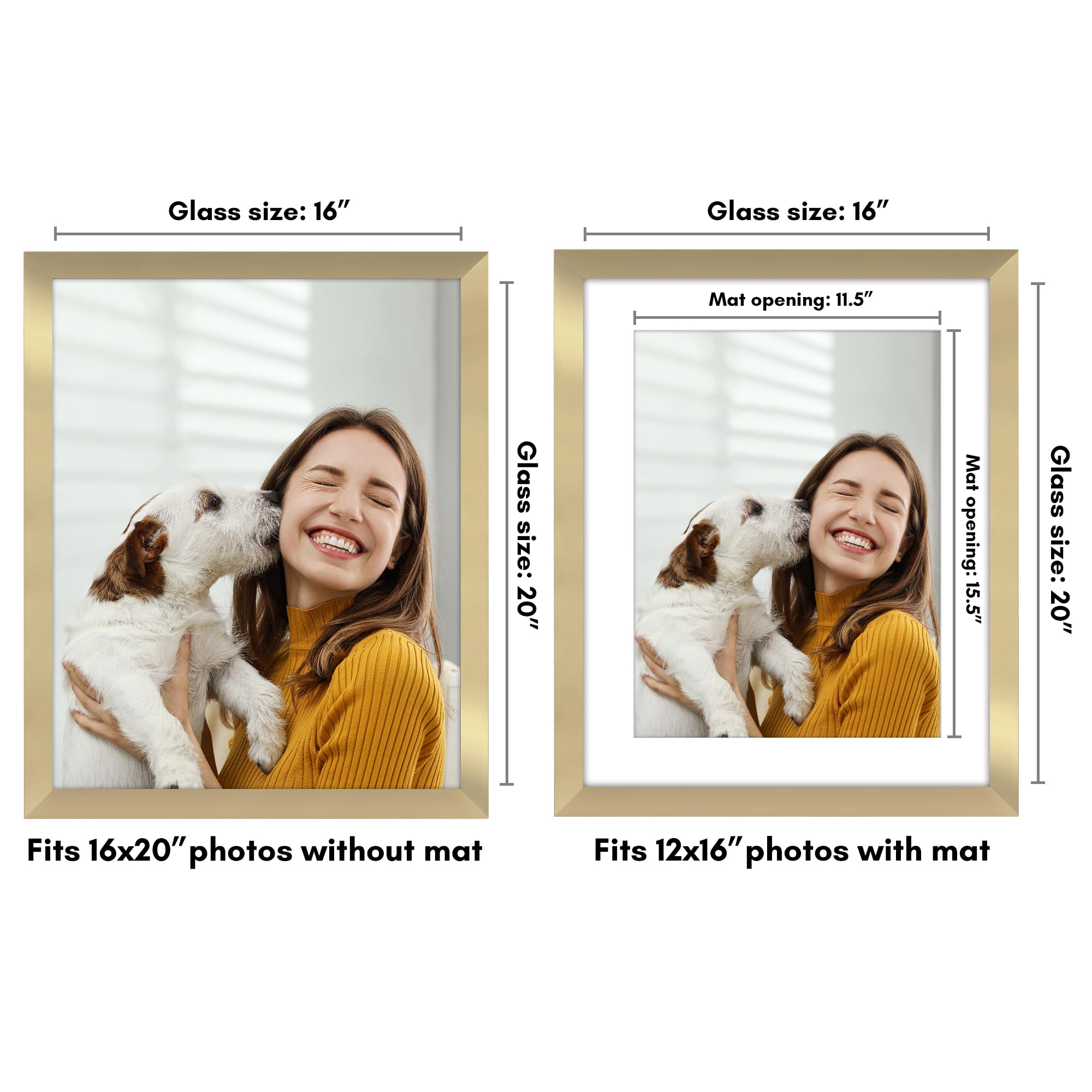 Americanflat Hudson Collection mat-ready 12x16 display for versatile wall layouts