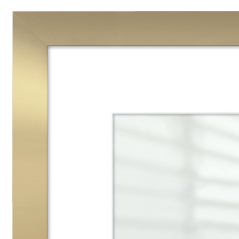 Americanflat Hudson Collection ready for wall display in gold finish