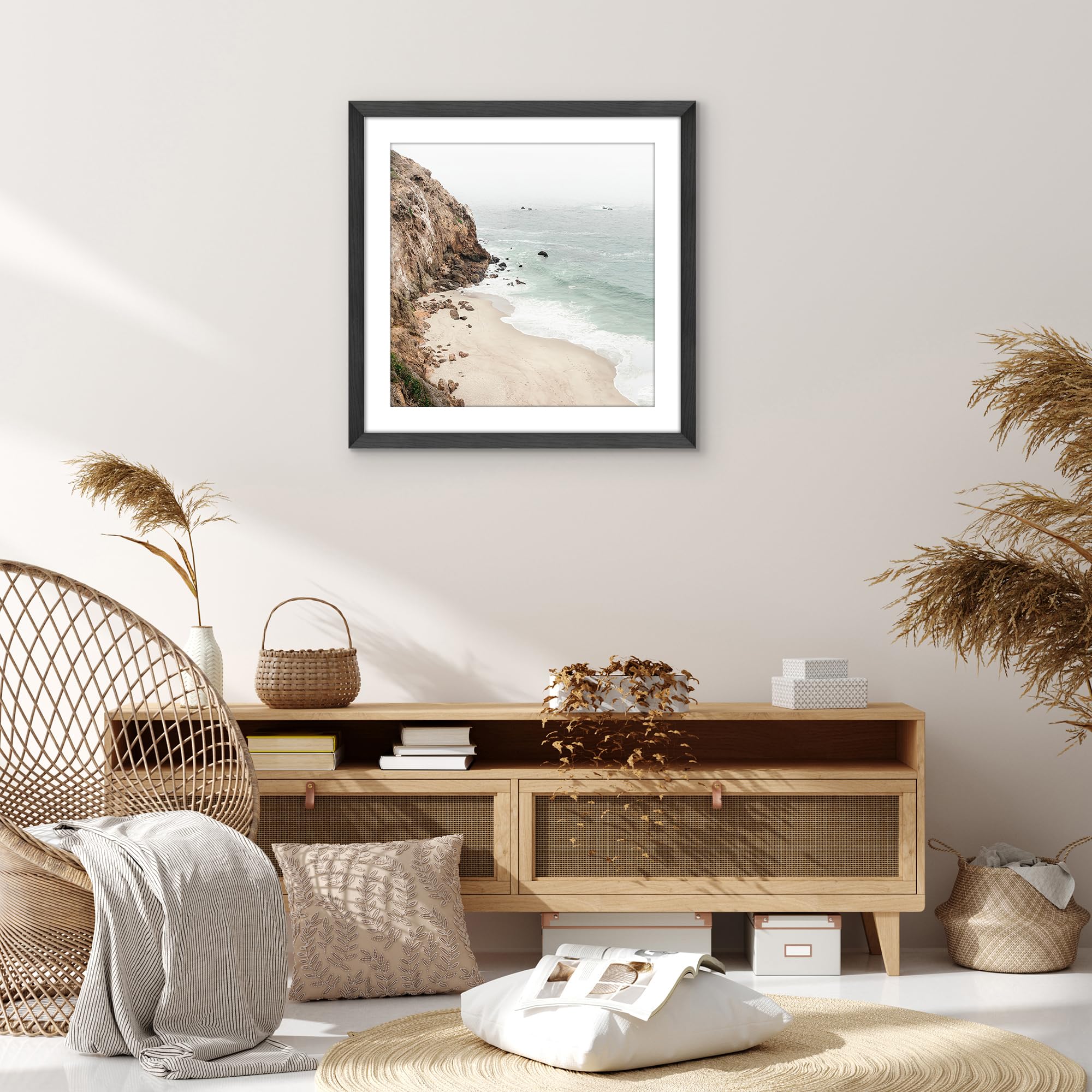 Americanflat Hudson frame includes wall hanging hardware for easy installation