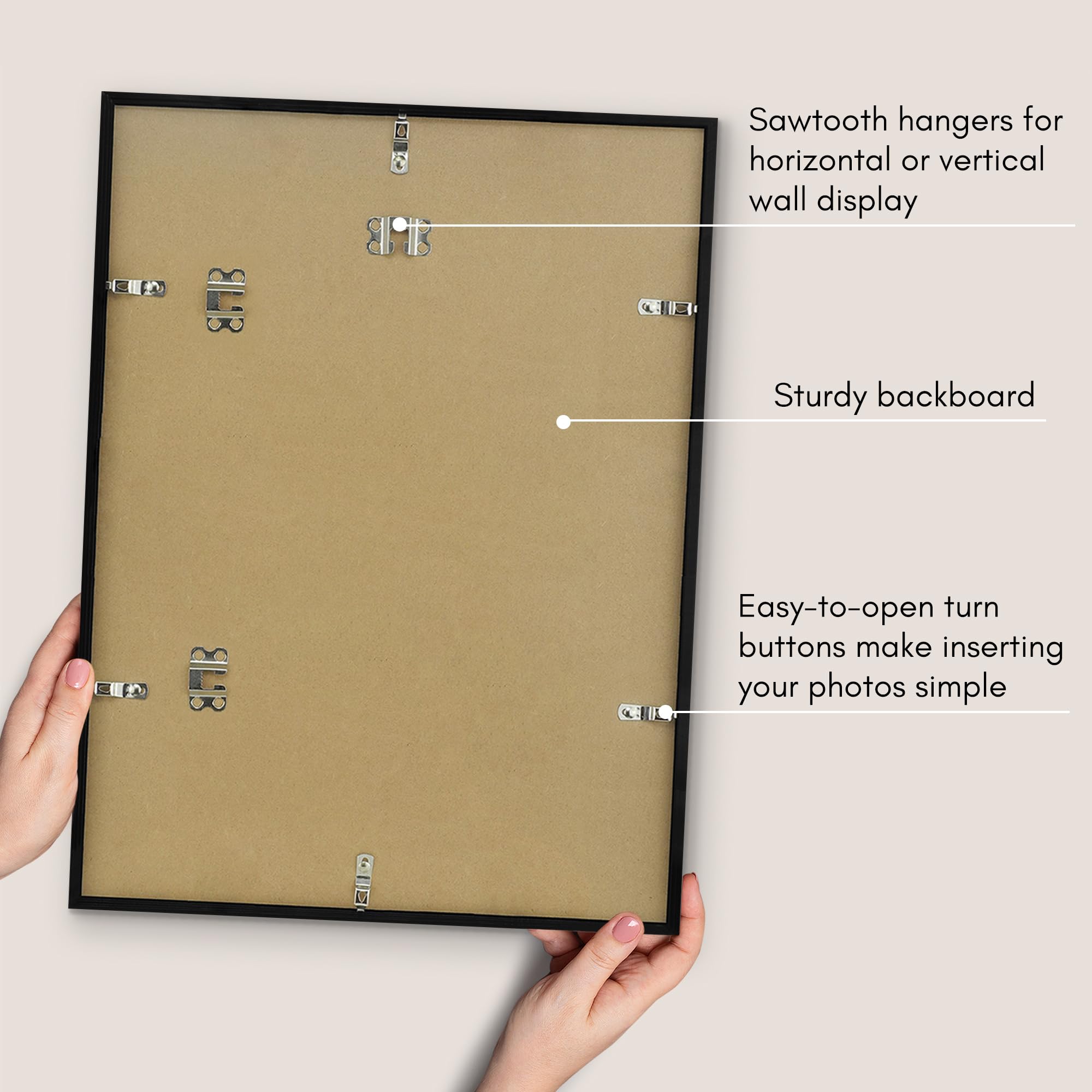 Americanflat Instax Mini photo display for quick, tidy rotation
