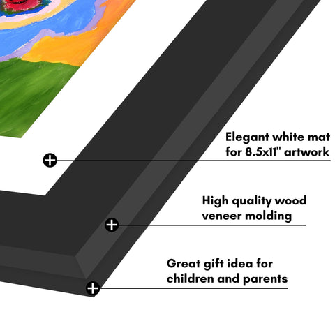 Americanflat My Mini Masterpiece: durable MDF molding adds timeless, kid-friendly appeal.