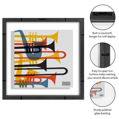 Americanflat plexiglass backing provides secure support with a sleek backdrop.