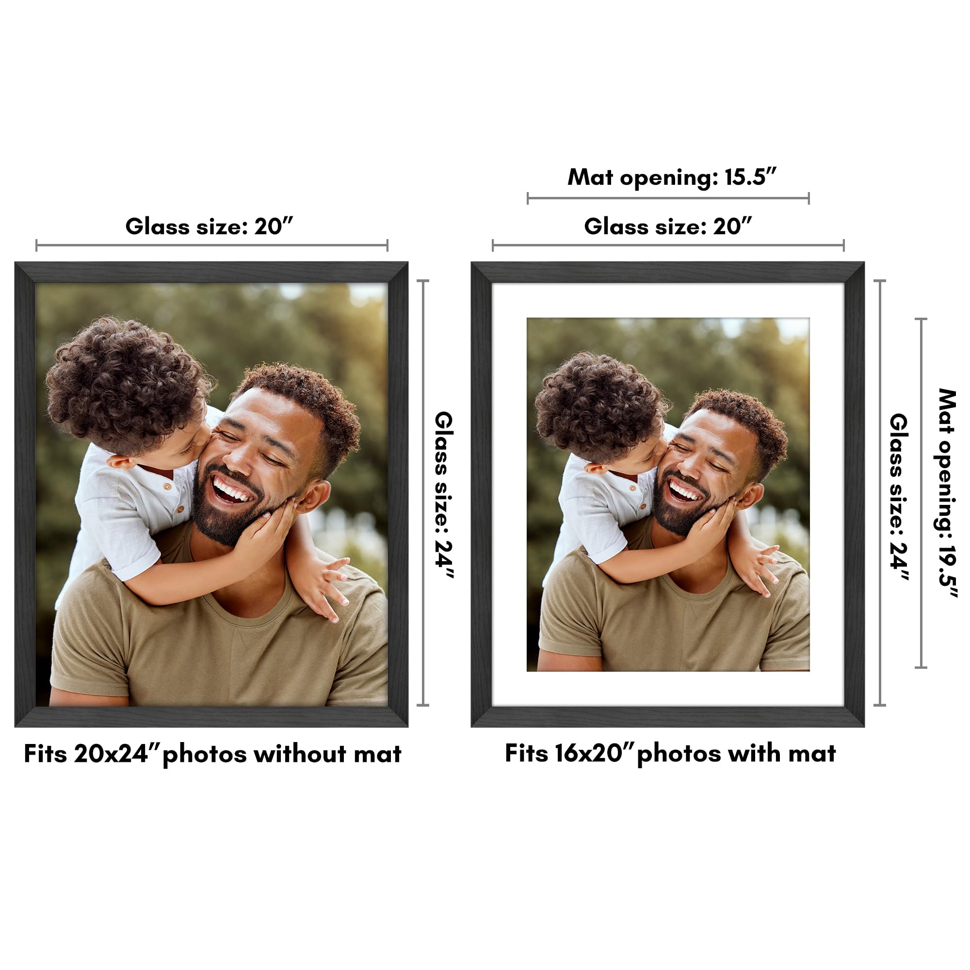 Polished plexiglass front for crystal-clear viewing and protection