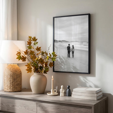 Americanflat backboard keeps artwork secure for a tidy, lasting display.
