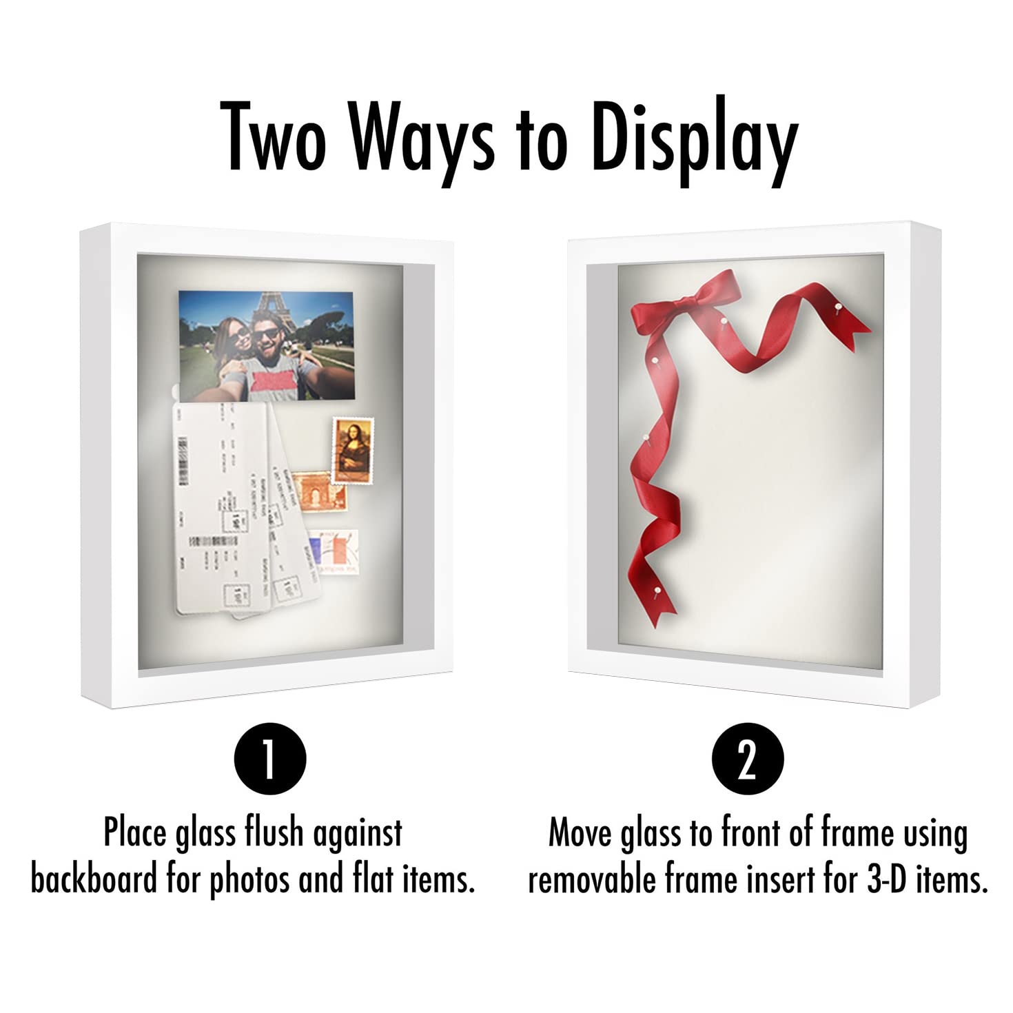 Americanflat glass closeup highlights shatter-resistant front and clarity.
