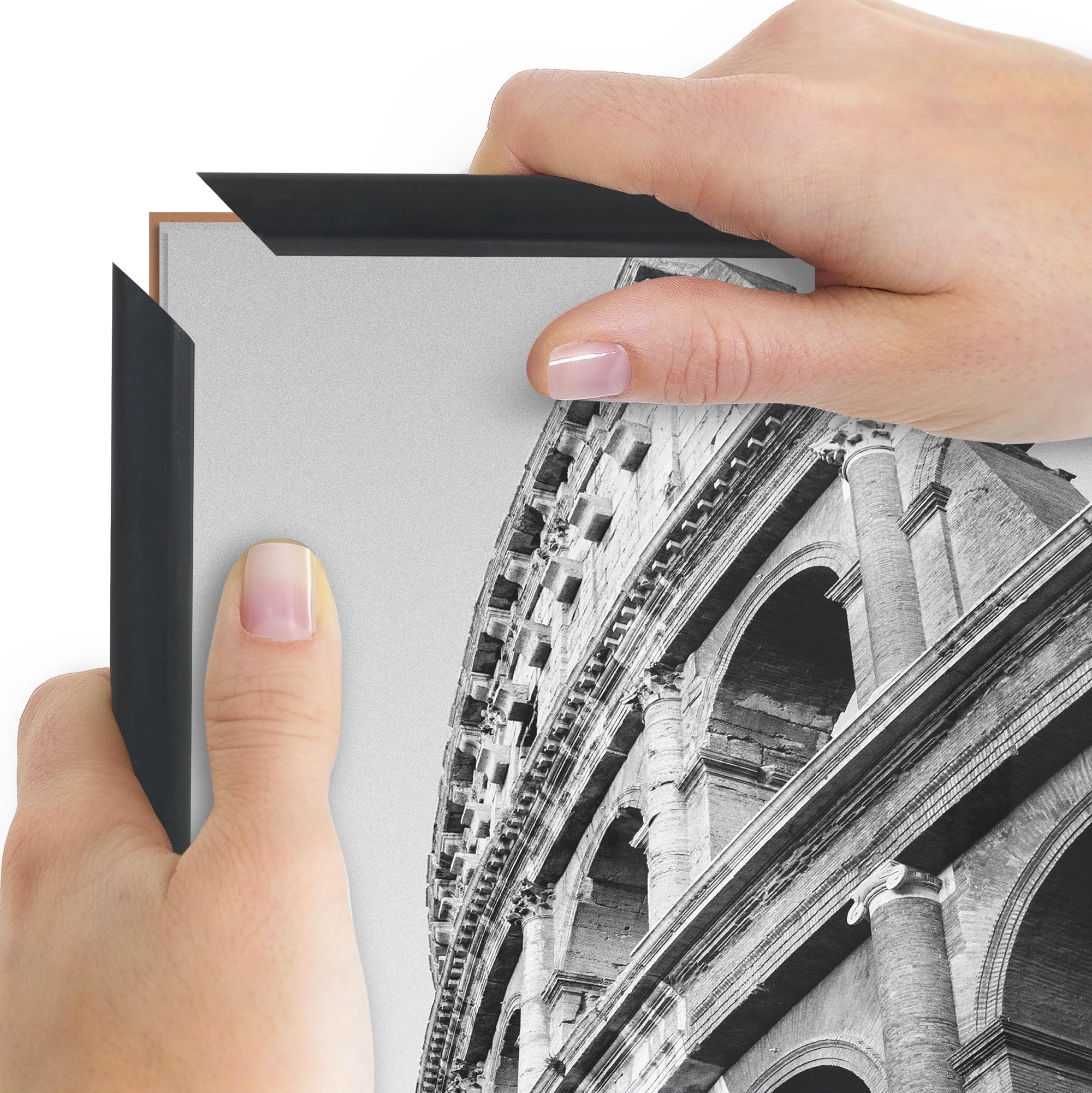 Americanflat minimalist frame design adds sleek gallery-style charm.