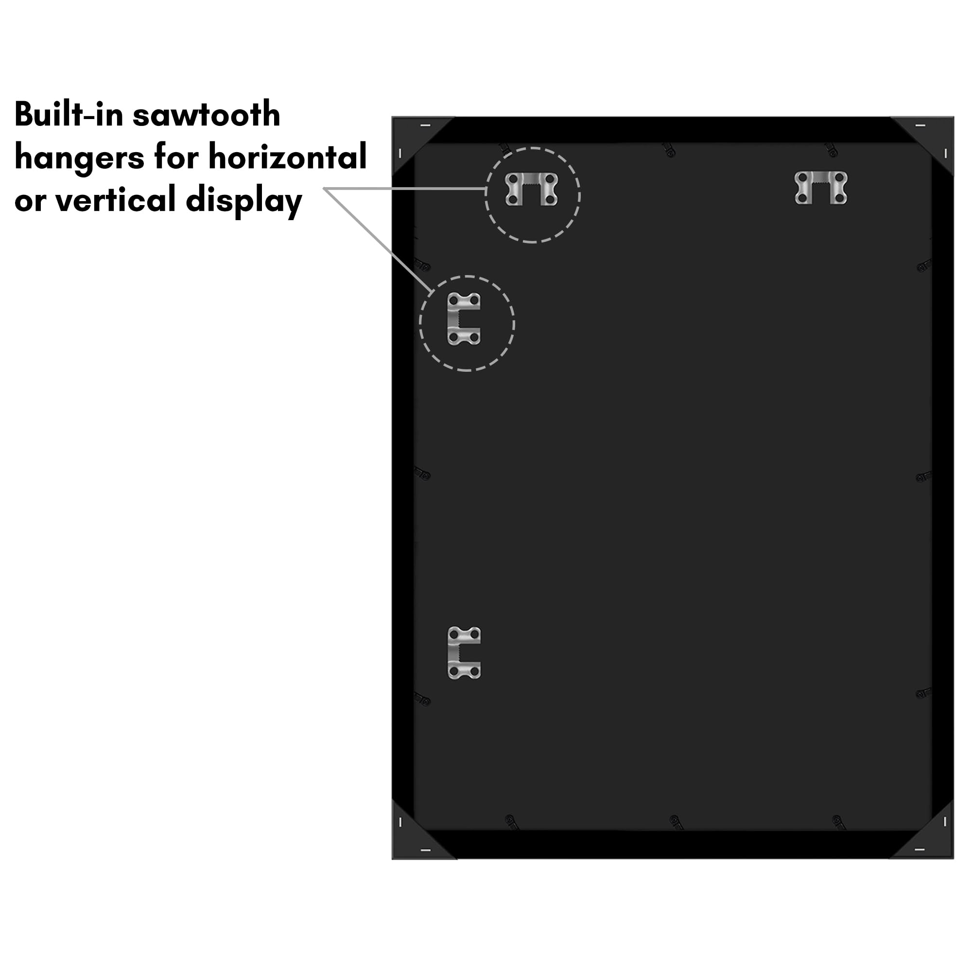 Americanflat sturdy backboard keeps memories secure