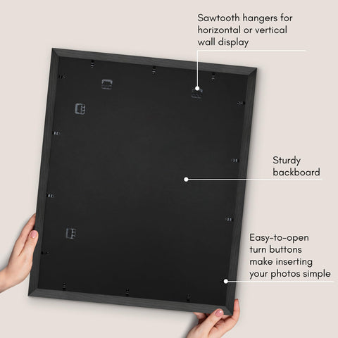 Back view showing turn buttons for quick photo swaps.