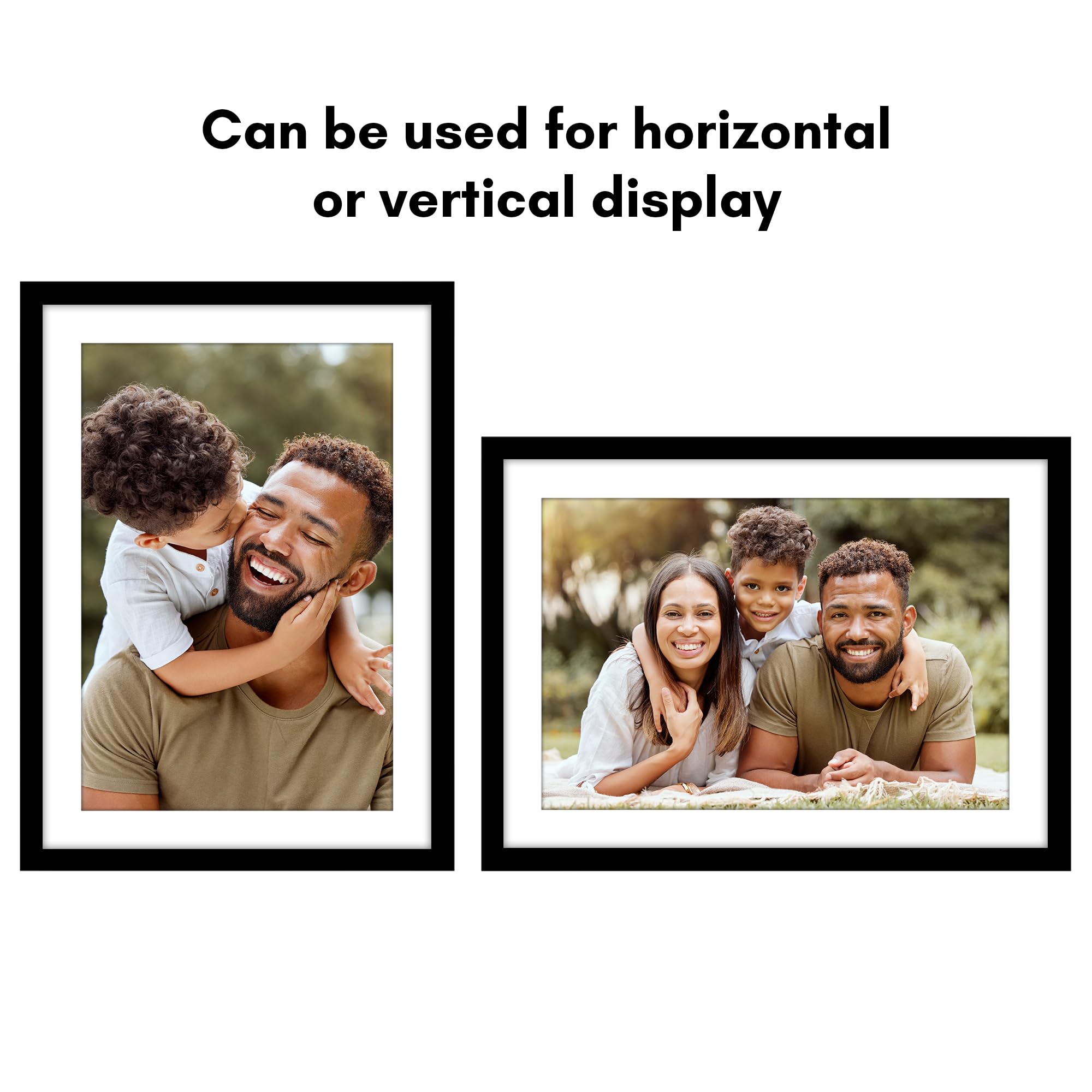 Turn-button back design simplifies photo swapping