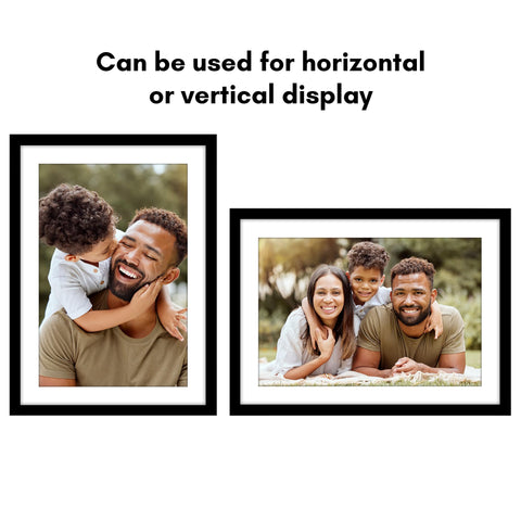 Turn-button back design simplifies photo swapping
