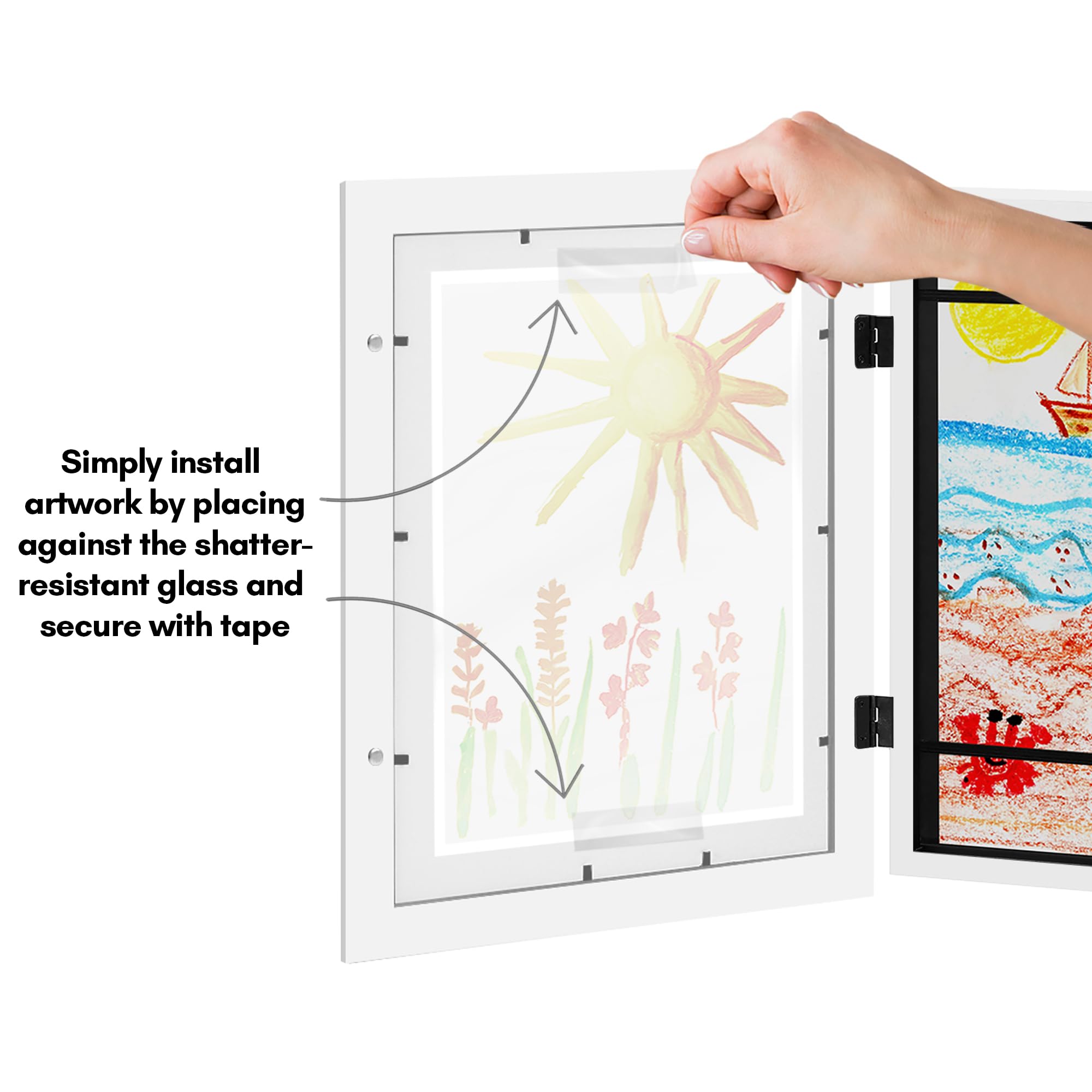 Americanflat durable MDF molding blends with home decor