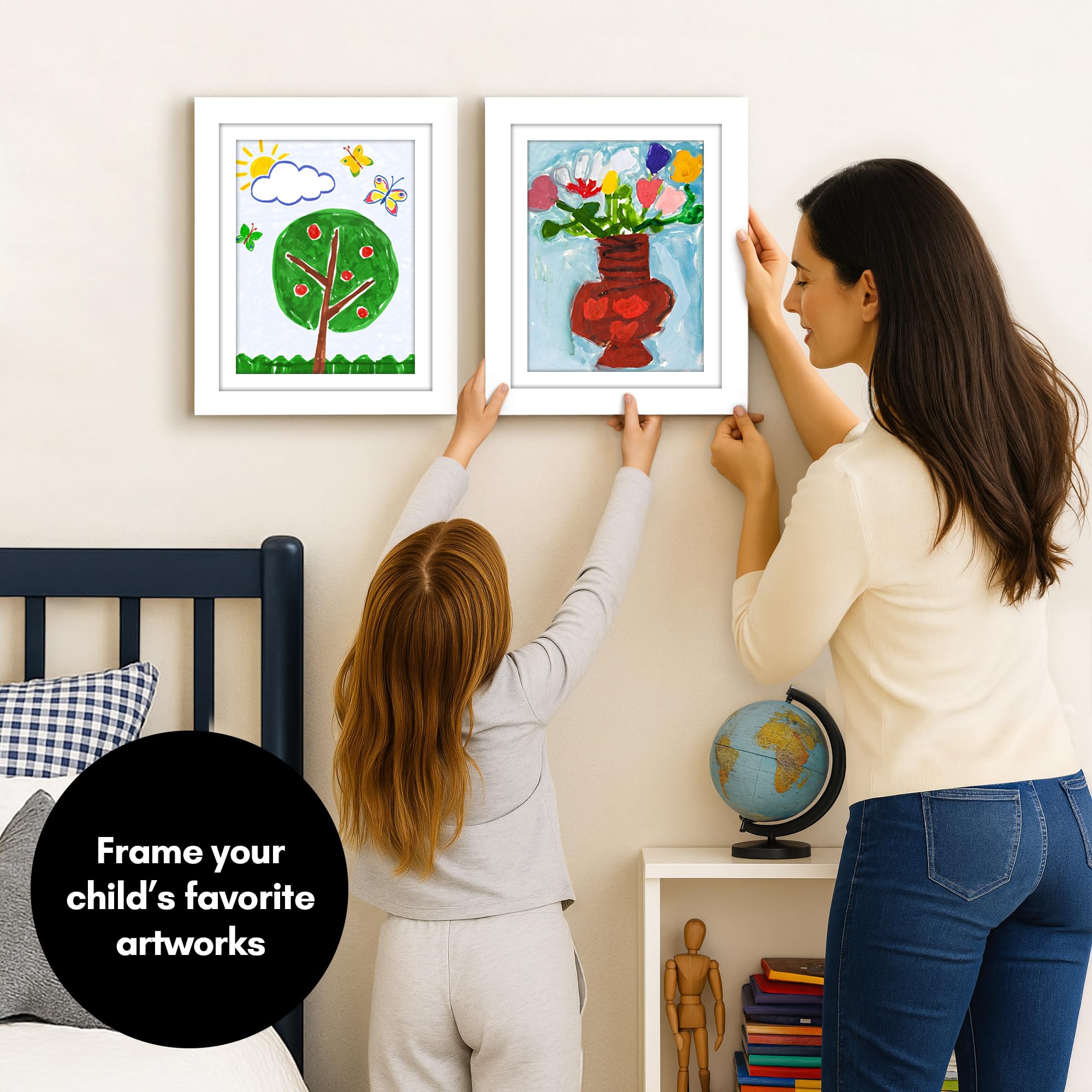 Americanflat 2-pack frame storage holds up to 100 pieces of artwork
