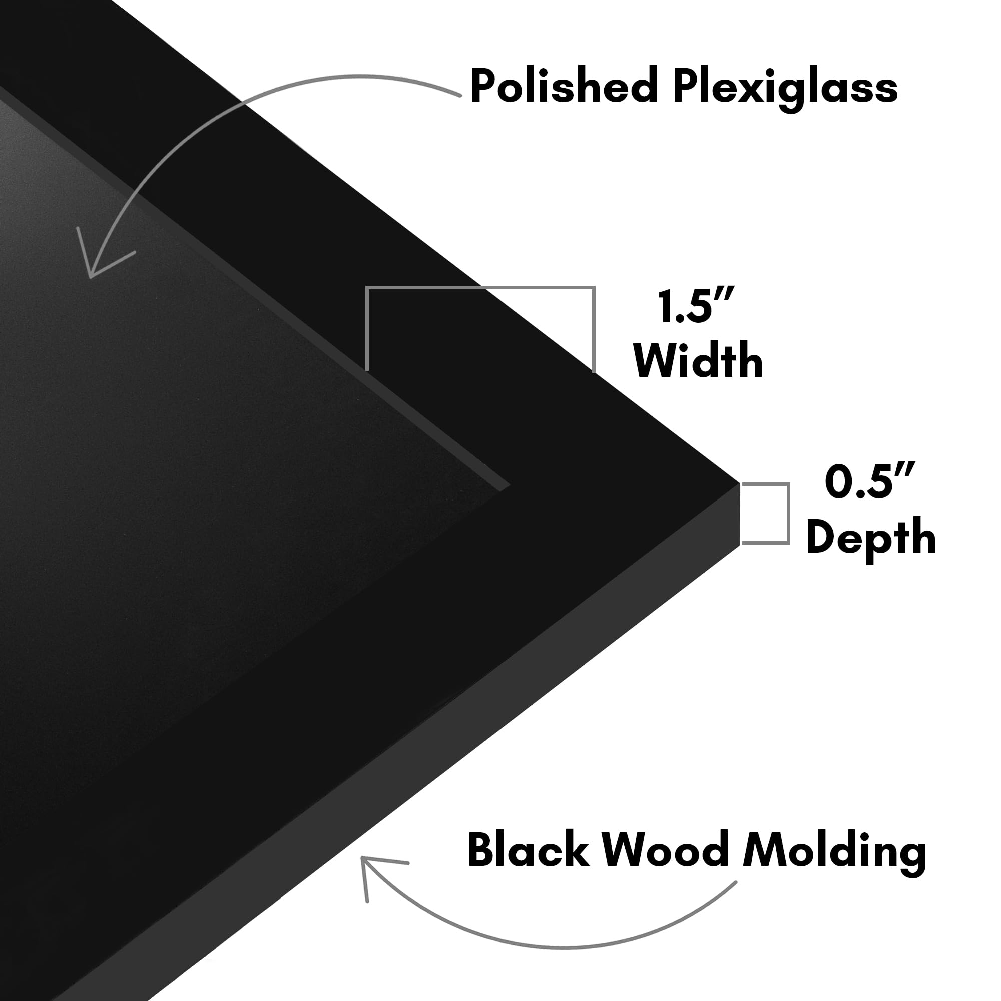 Americanflat hanging hardware enables vertical or horizontal wall layouts.