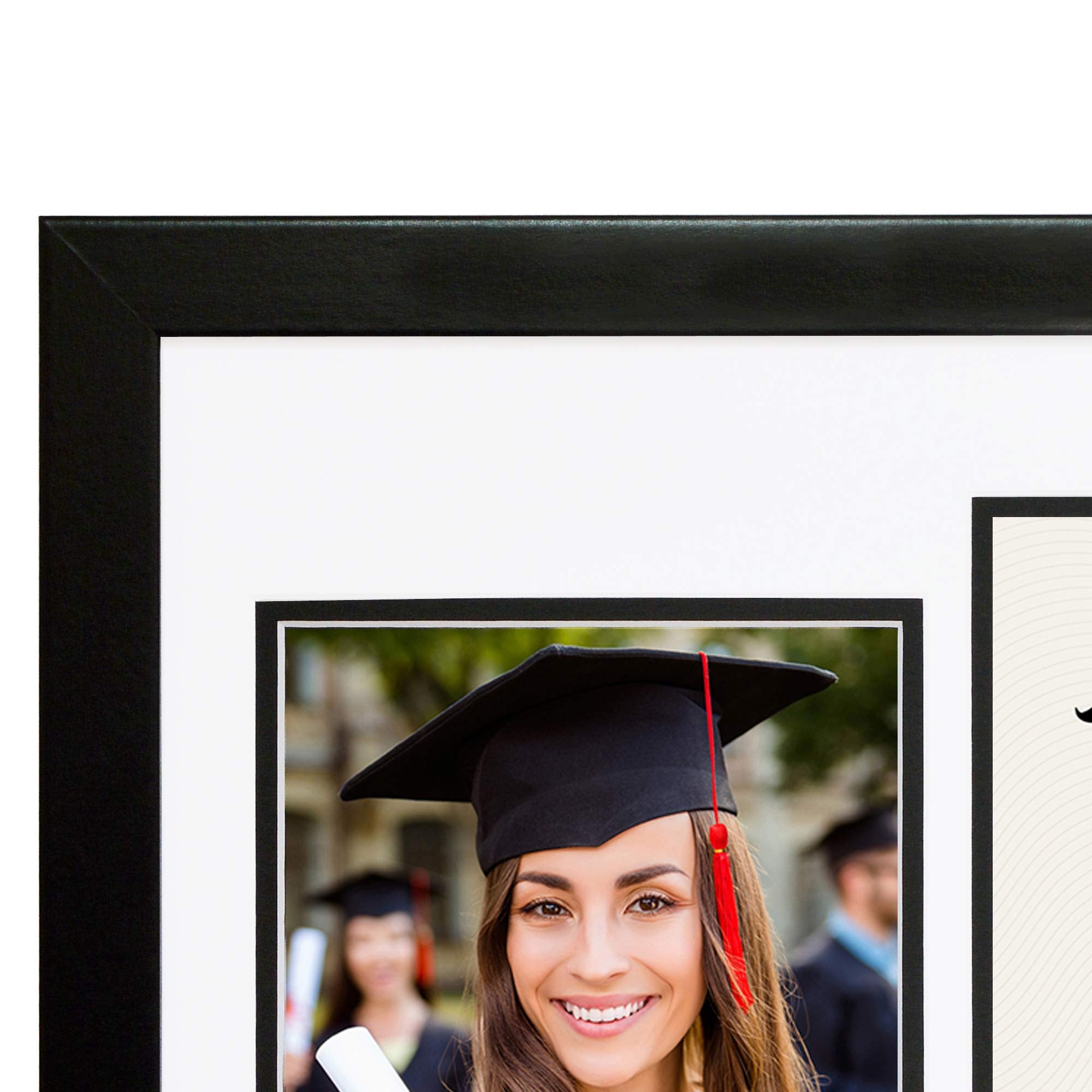 Americanflat wall display idea featuring a contemporary black frame.