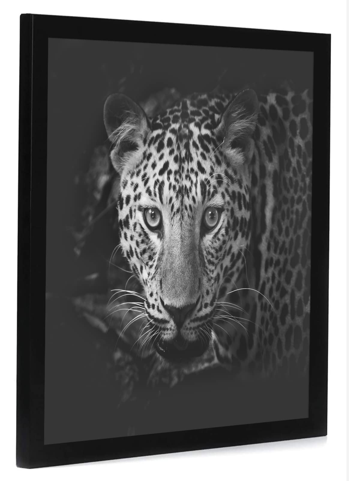 Americanflat square frame with black finish elevates photos and art on any wall.