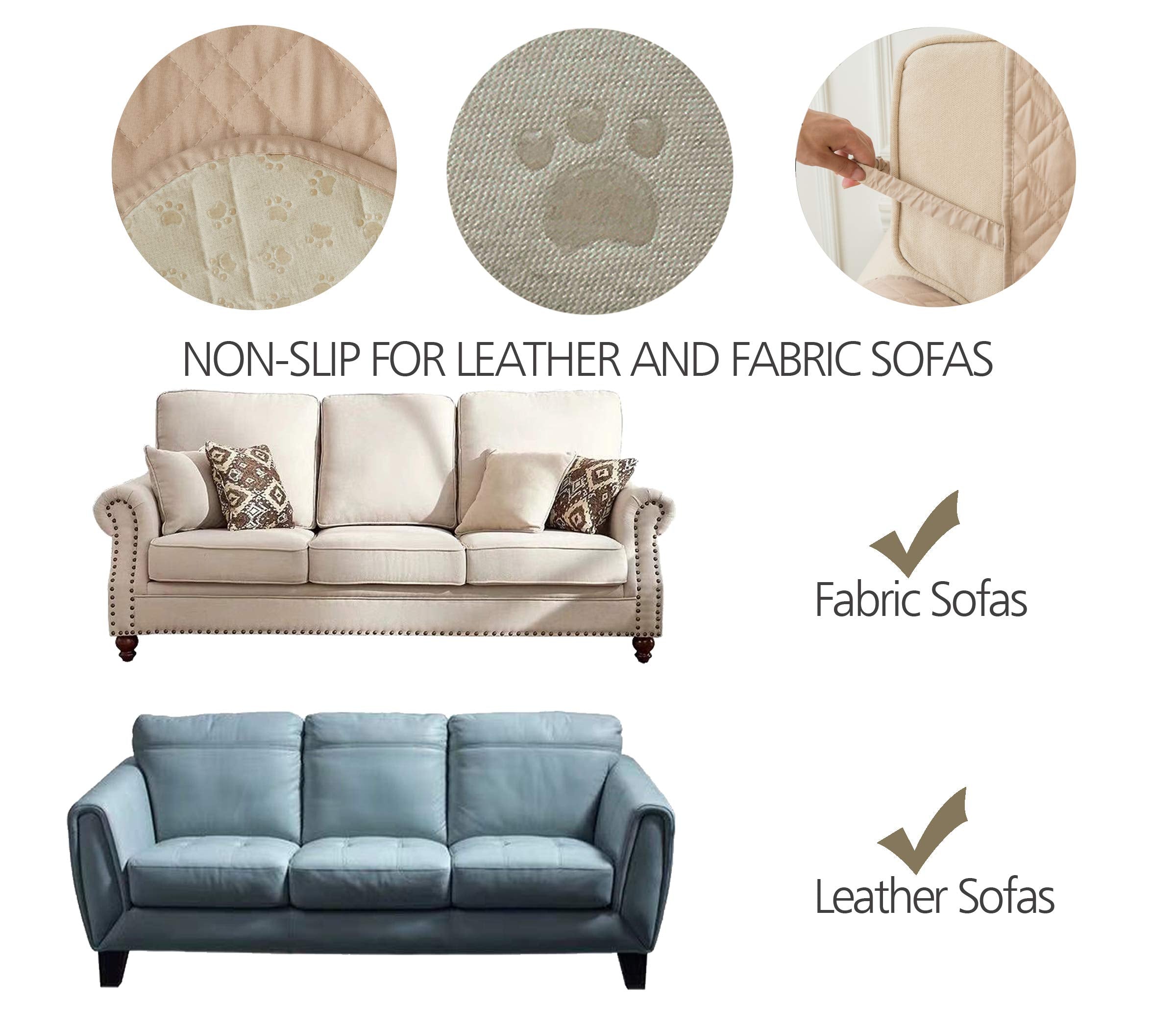 Easy care fabric cleans quickly for busy households.