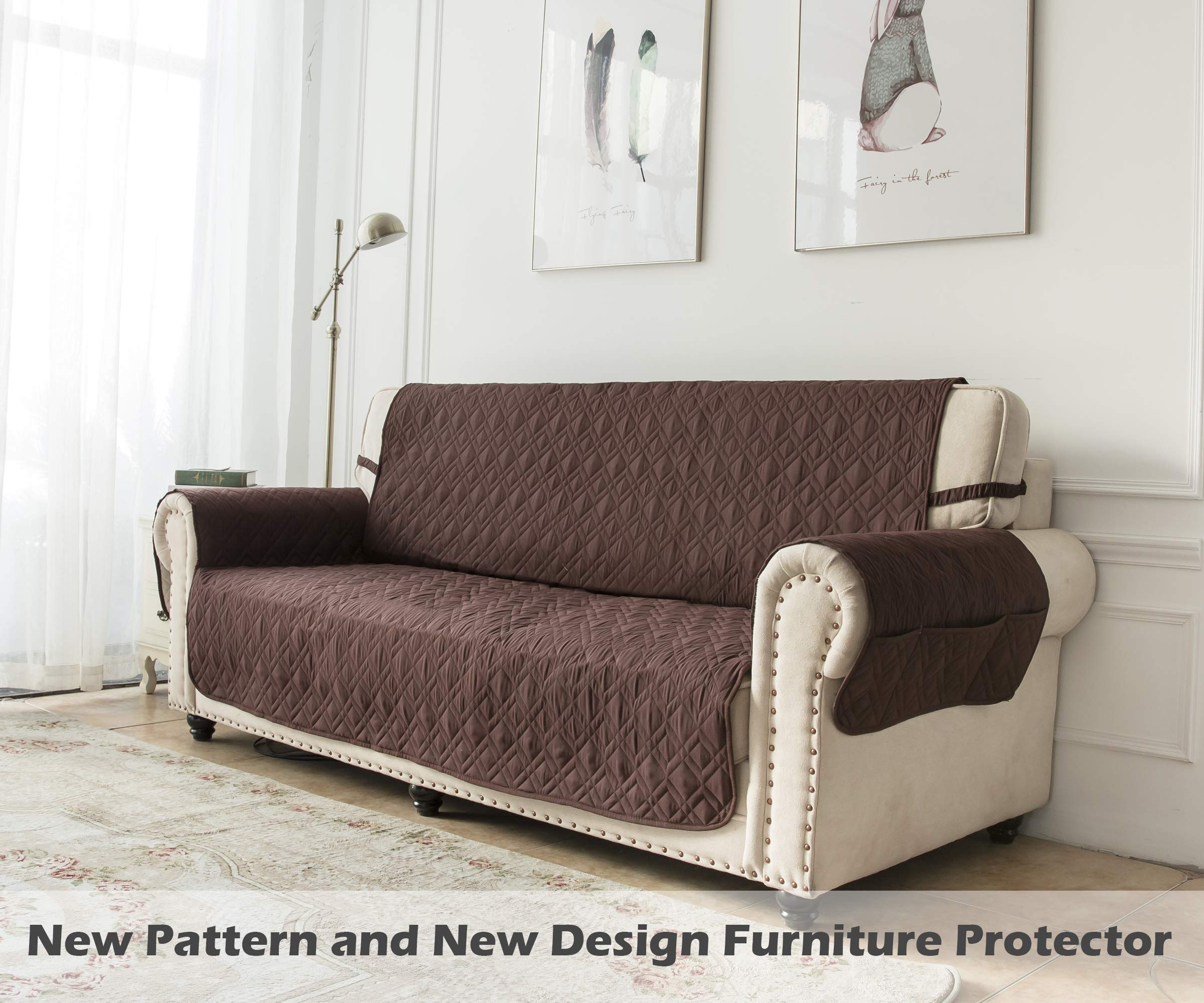 Measuring guide helps find the right fit for various furniture.