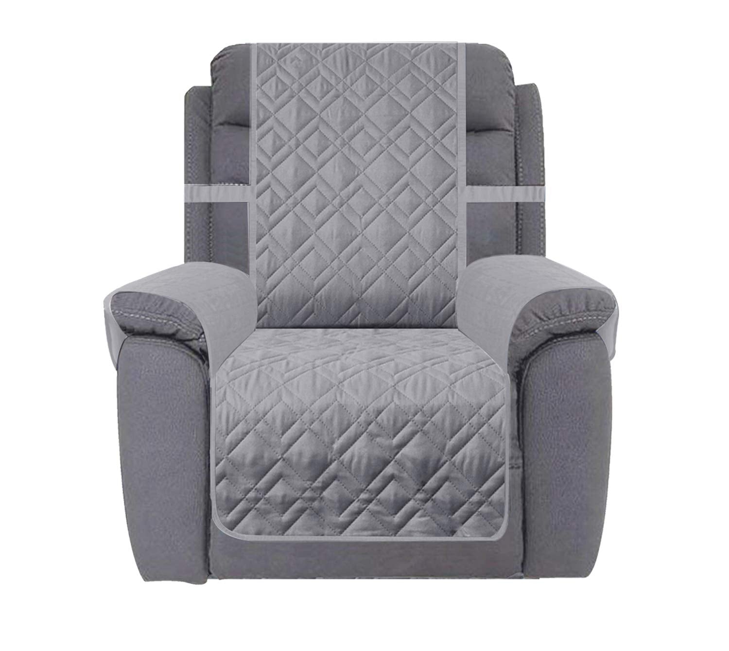 Ameritex waterproof nonslip recliner cover stays in place to protect your recliner from spills